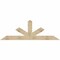 Ekena Millwork Saratoga Rough Sawn Timber Gable Bracket, Douglas Fir, 84"W x 28"H x 2"D x 6"F, 8/12 Pitch GBW084X28X0206SAR00RDF - alternate 1